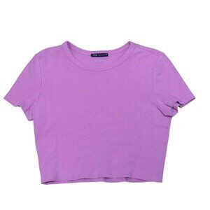 Zara Women's Pink Crop-top